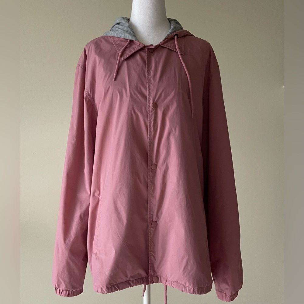 American Rag EUC Light Weight Pink and Gray Lightweight Spring Jacket size large